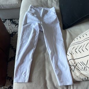 White ALO Yoga Pants XS